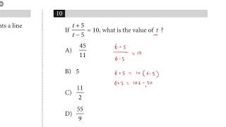 SAT Practice Test #4  Math No Calculator #10
