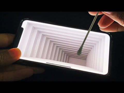 【ASMR】耳かき綿棒をiPhone11Proの奥行きでしてみた音フェチ