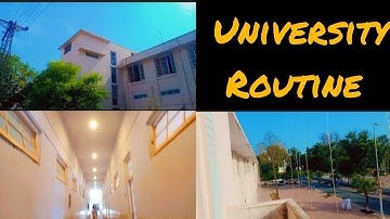 university routine|| university of Sargodha vlog