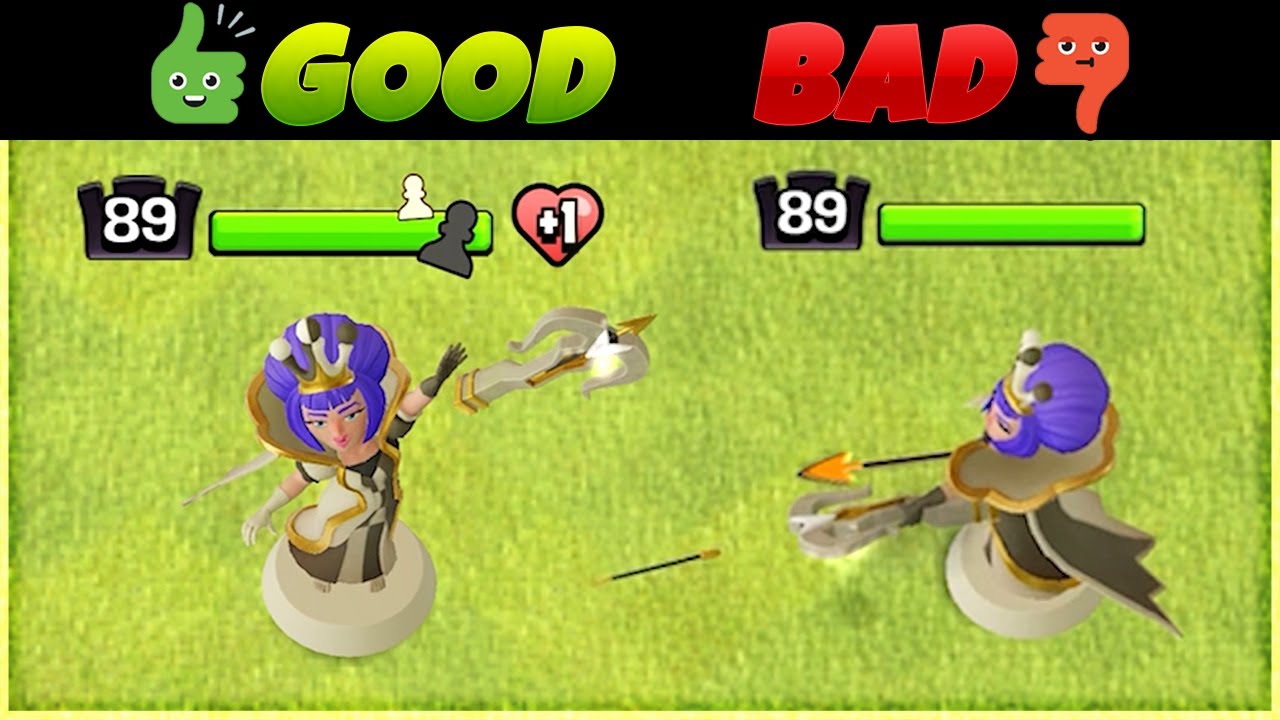 CHESS QUEEN ALL GOOD & BAD THINGS - CLASH OF CLANS