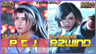 T8 ▰ PTJ (#9 Ranked Jun) Vs R2WIND (#5 Ranked Asuka) ▰ Tekken 8 High Level Gameplay