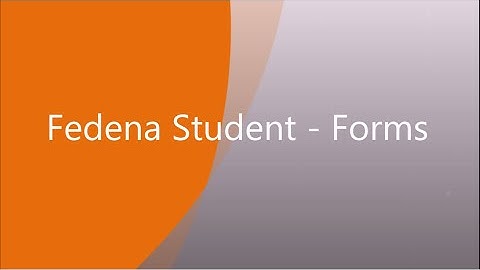 Fedena Student - Forms