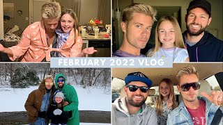 Two Dads + Kenzie | A Month In Our Life | February 2022 | Snow Storm, Valentines Day & More
