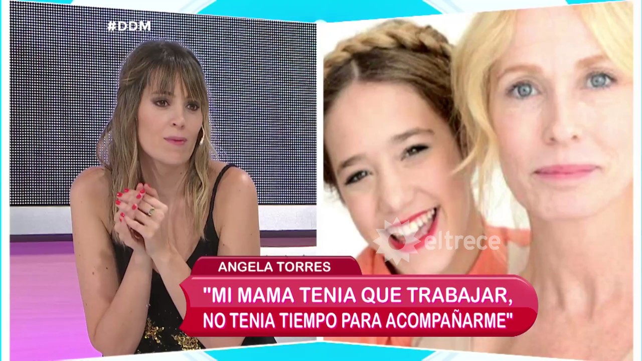 Ángela contó cómo es su relación con Luciano Cáceres después de la separación con su madre