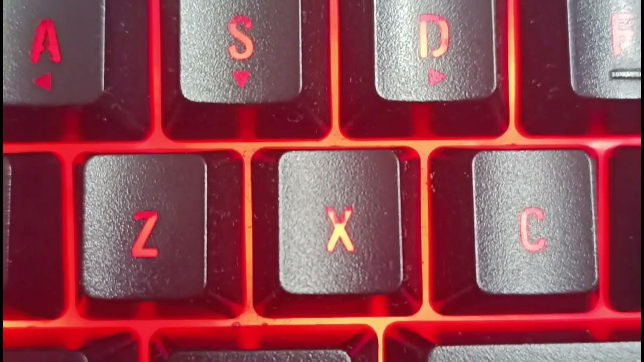 How to click 'x' in a membrane keyboard YouTube