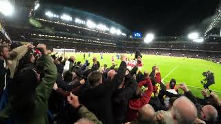 Arsenal 2-2 Chelsea LATE Trossard Equaliser from Stamford Bridge Chaotic Away End 🎉 #chears