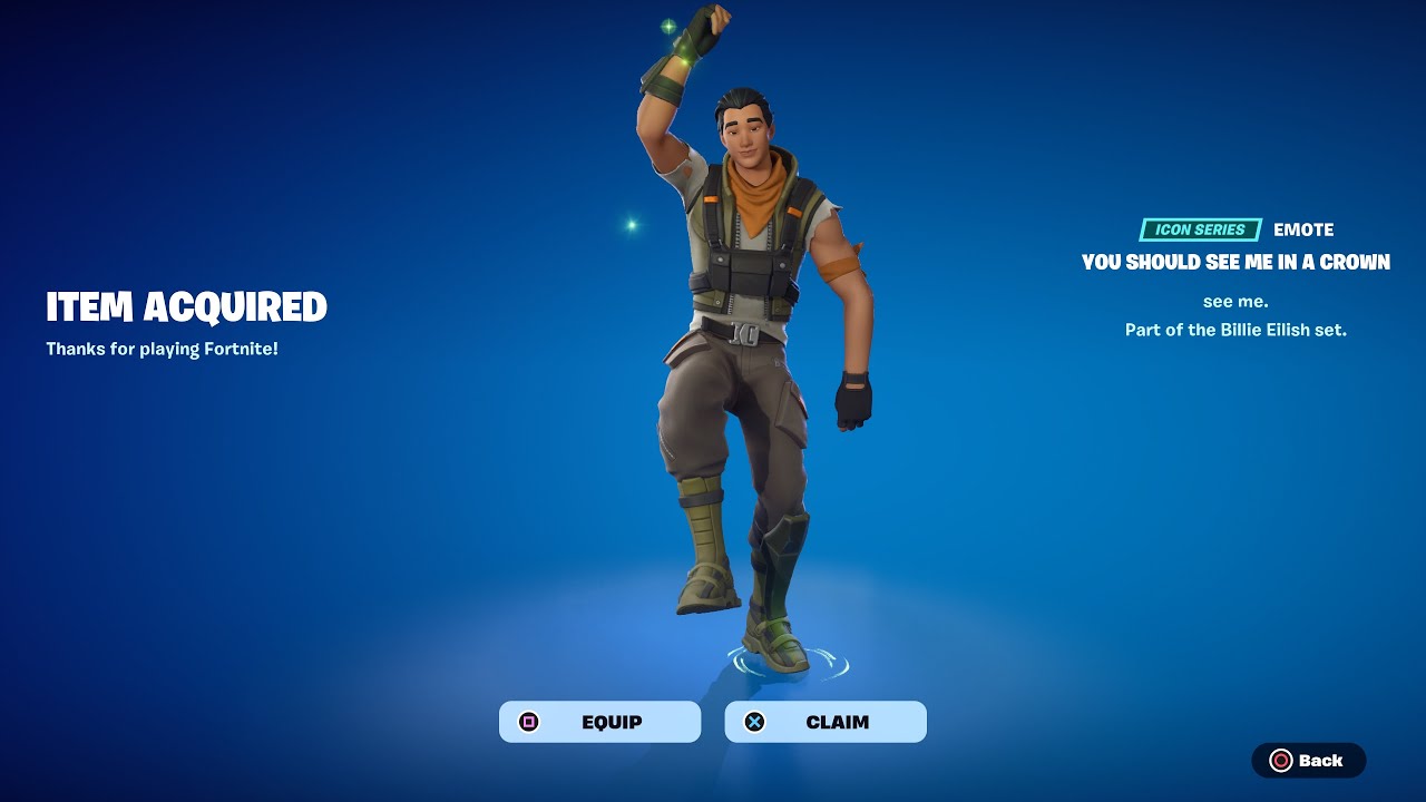 Pcrow Emote How To Get You Should See Me In A Crown Emote For FREE! (Fortnite ...