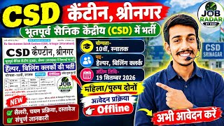 CSD Canteen Srinagar Recruitment 2026 Out: Helper, Billing Clerk Vacancy 2026 | How to Apply Offline screenshot 4