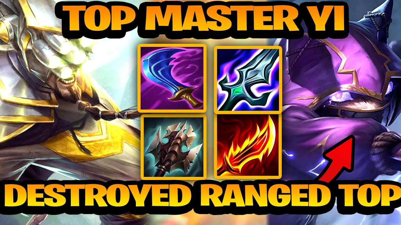 RANGE TOP IS FILTHY, TOP MASTER YI DOESNT CARE