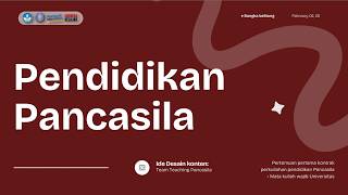 Pertemuan 1 Pendidikan Pancasila UBB102