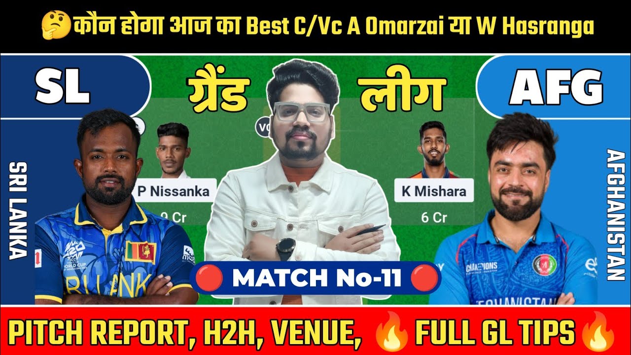 AFG vs SL Dream Team | Asia Cup 2025 | Best Fantasy Tips & Playing XI