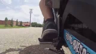 GOPRO swing arm mount test