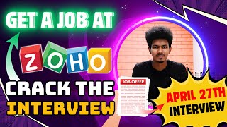 How to get job in zoho for freshers & experienced | zoho software developer interview process 2024