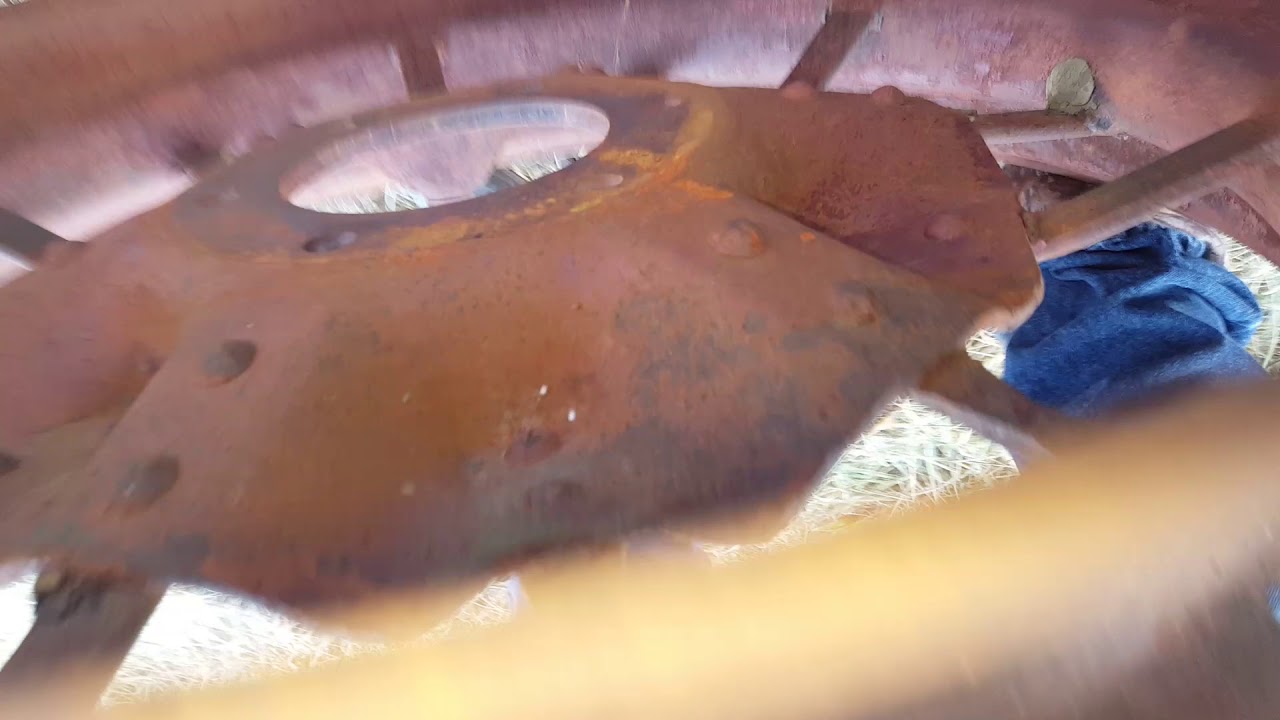 Farmall F-30 Rear Rims Part 1 - YouTube