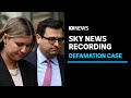 Sky news produces alleged recording between brittany higginss lawyer and fiance  abc news