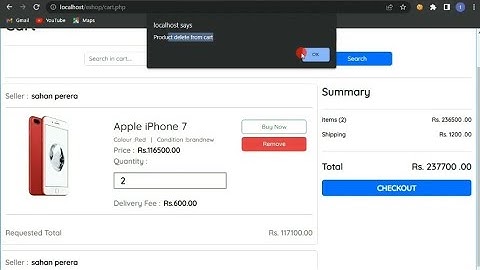 Program the product removing process from the cart|Java Institute|D Fernando|Task31|@dtecknow