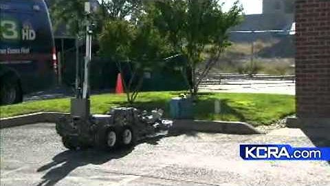 Boom! See Bomb Robot In Action!