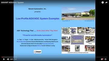 SAVANT Low-Profile AGV/AGC System Type Examples