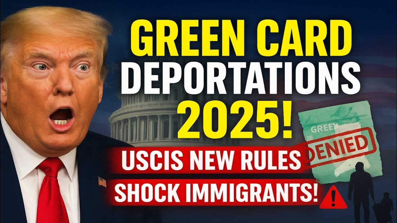 Green Card Holders Facing DEPORTATION 2025 – New USCIS Rules Explained ...