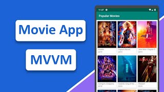 2.3 Android Movie App MVVM | REST API and Kotlin Data Class