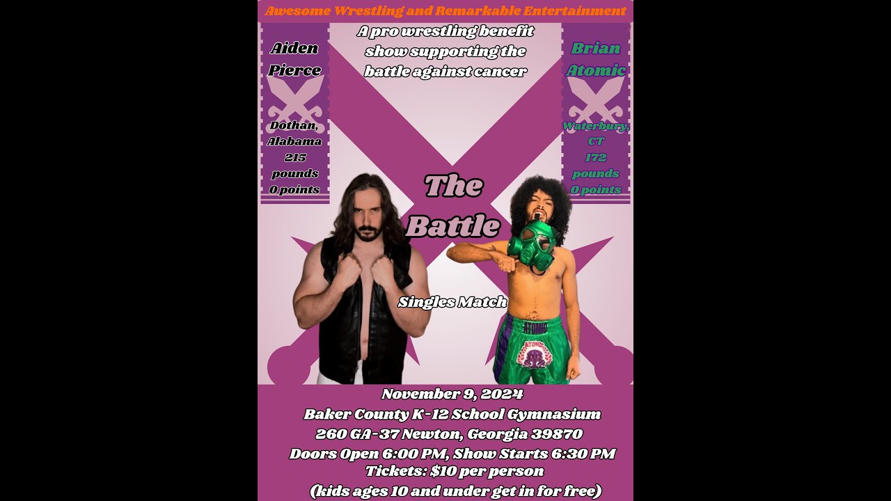 Aiden Pierce vs. Brian Atomic (11/9/24 - The Battle)