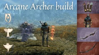 Skyrim Anniversary Edition - Arcane Archer build (Creation club based)