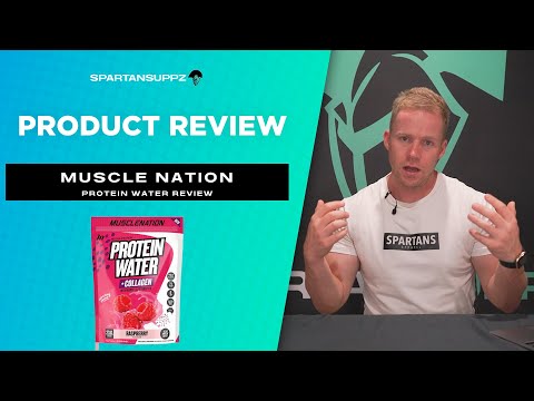 Muscle Nation Protein Water Review. Collagen Protein Supplement