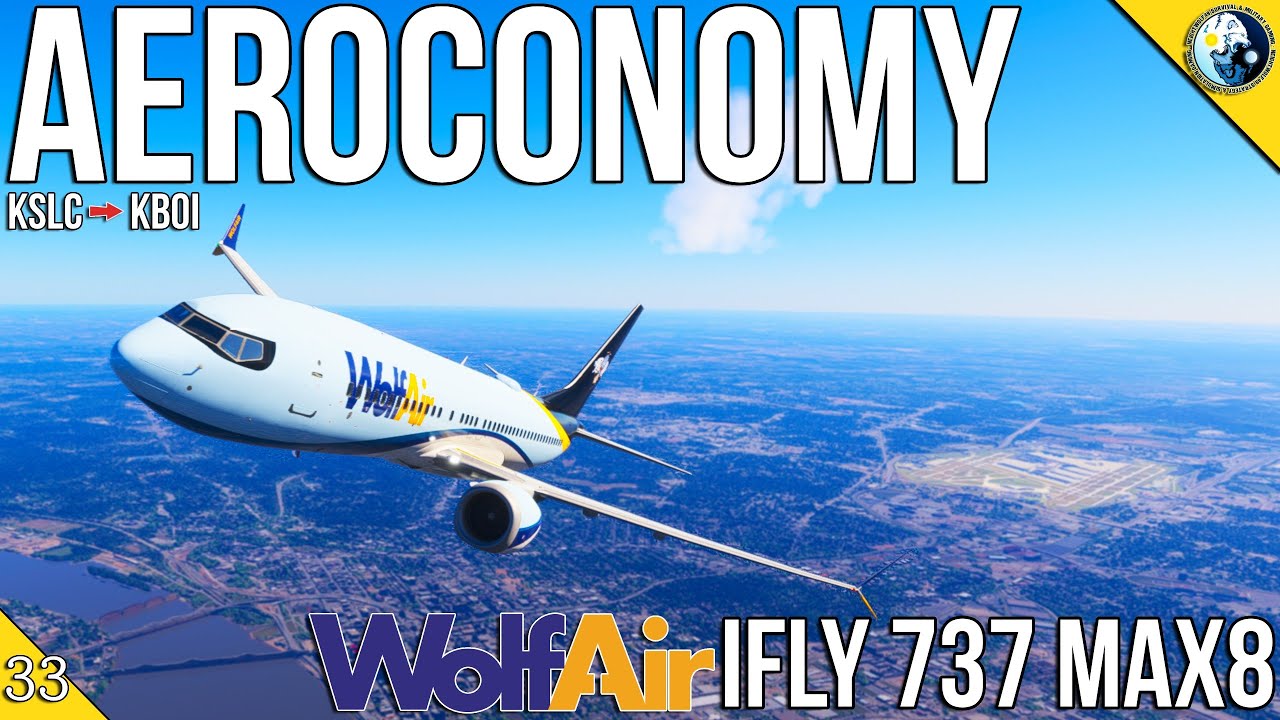 Virtual Airline Flights | WolfAir on Aeroconomy | Flying the iFly 737 MAX8