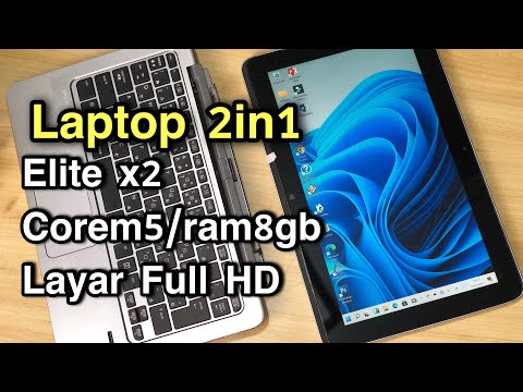 Review Laptop tablet 2in1 HP Elite X2 1011 G1 Touchscreen 12” M5 / 8GB / 128GB / Pen Keybord Nyala