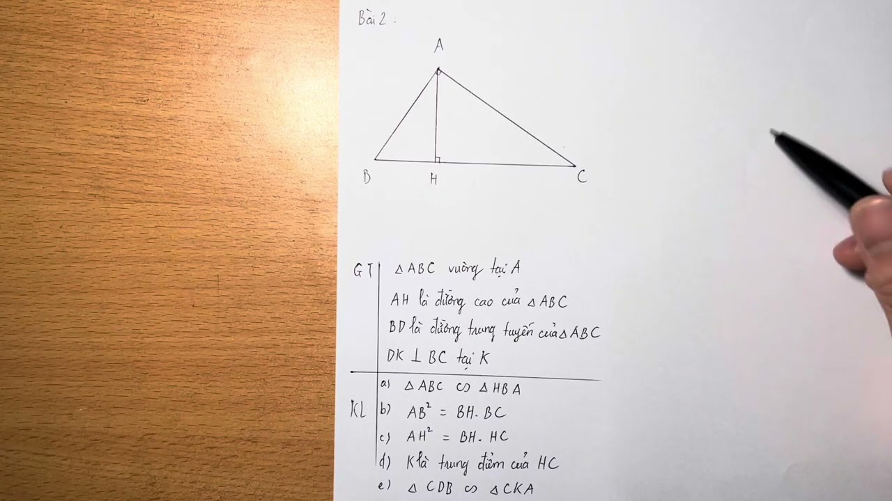 BÀI GIẢNG TOÁN 8: Trường hợp đồng dạng thứ 3 của tam giác (góc - góc)