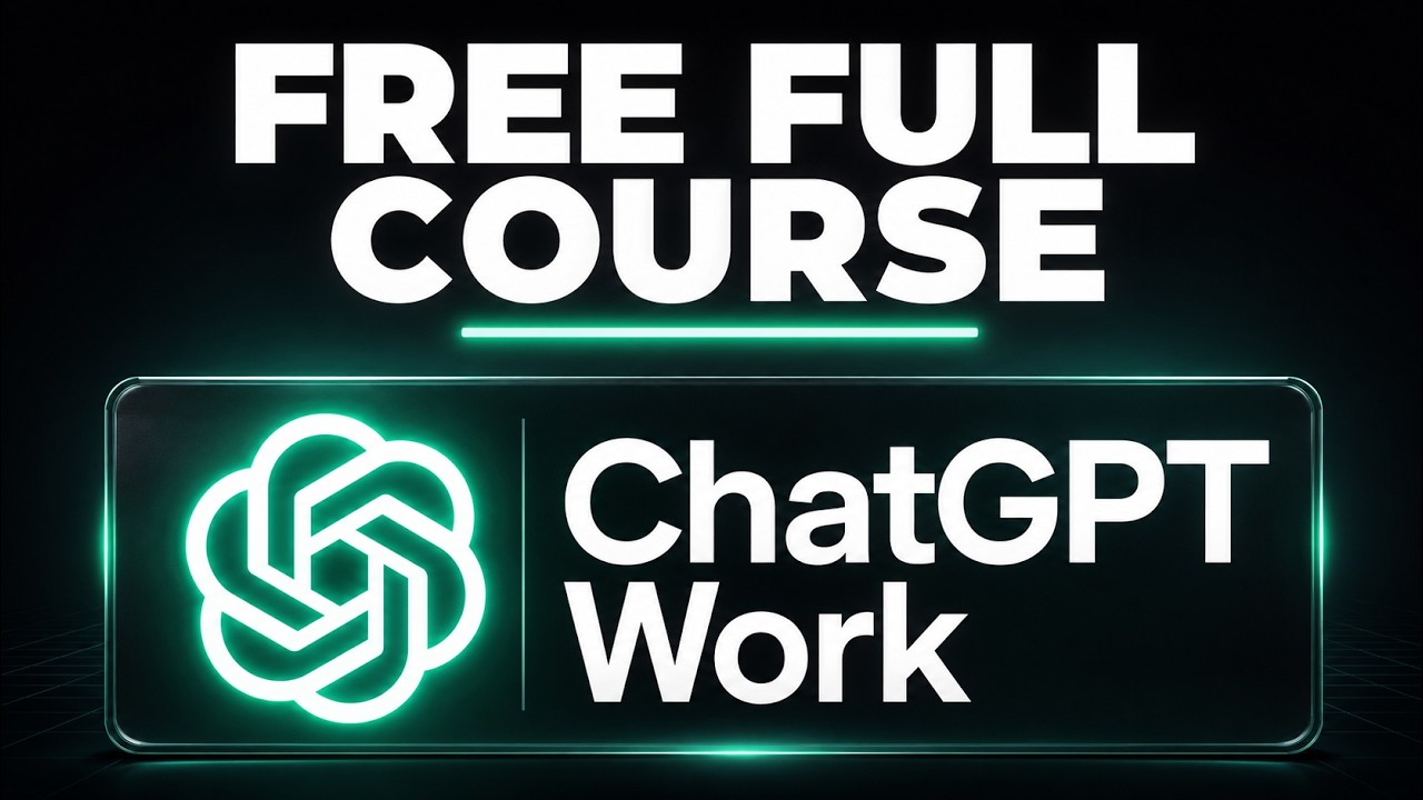 ChatGPT Work 1 HOUR COURSE: Automate Anything!