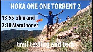HOKA ONE ONE TORRENT 2 TRAIL TESTING FT. A 4:05 AND A 4:04 MILER!