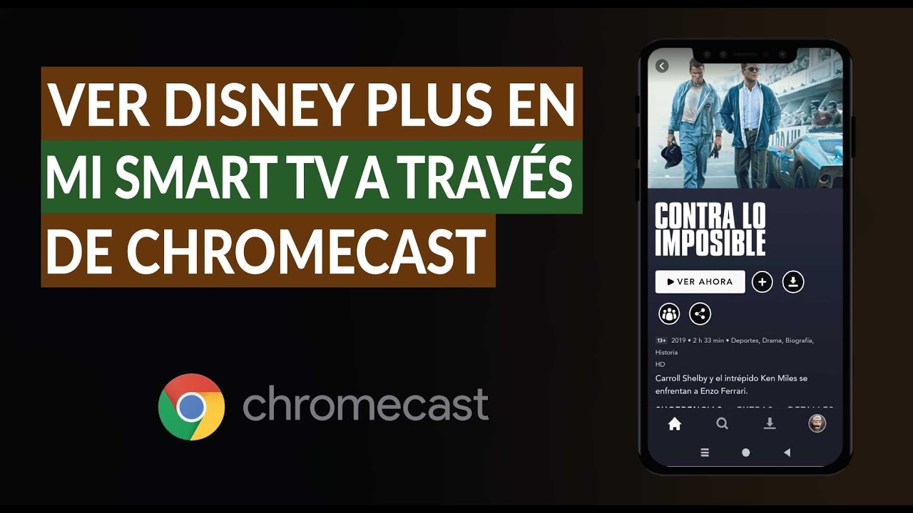 Cómo Ver Disney Plus a Través de Chromecast en mi Smart TV YouTube