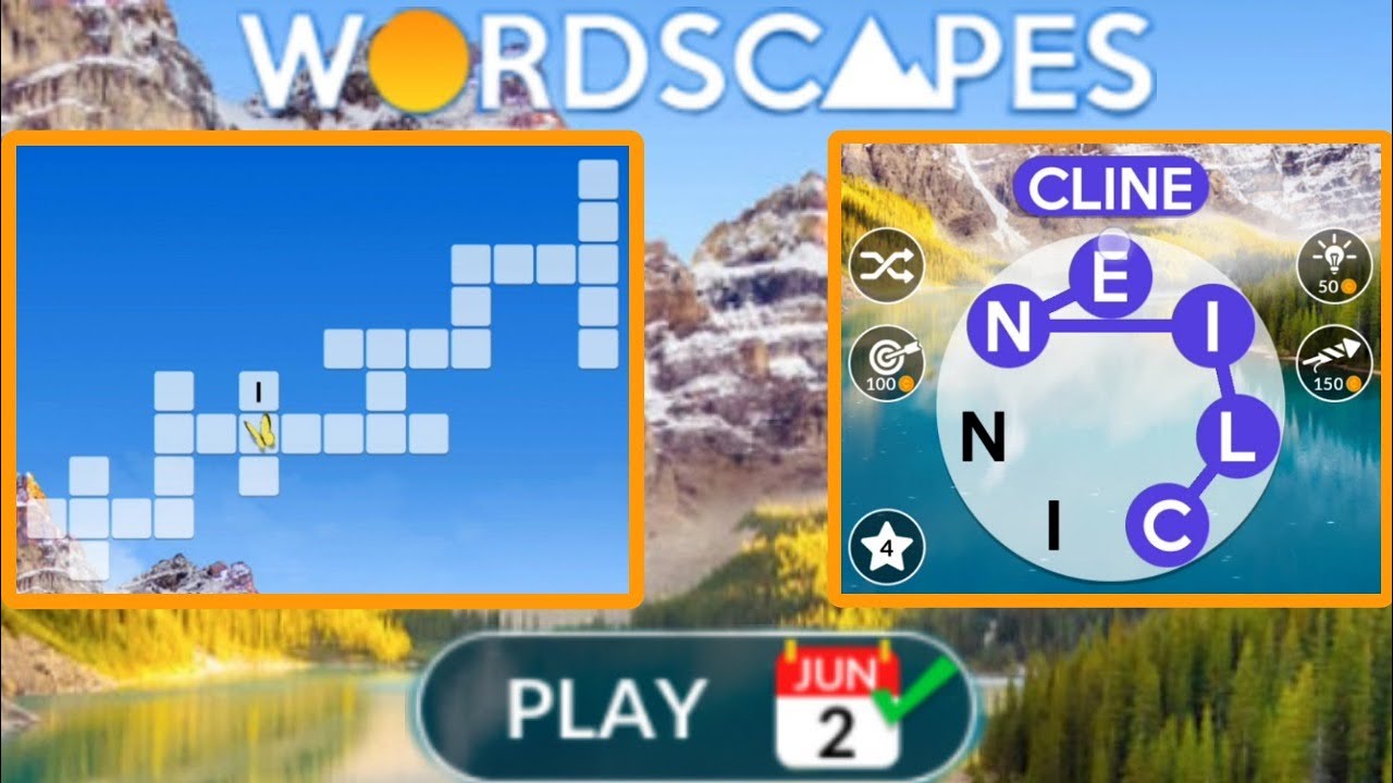 Wordscapes Daily Puzzle June 2, 2023 YouTube