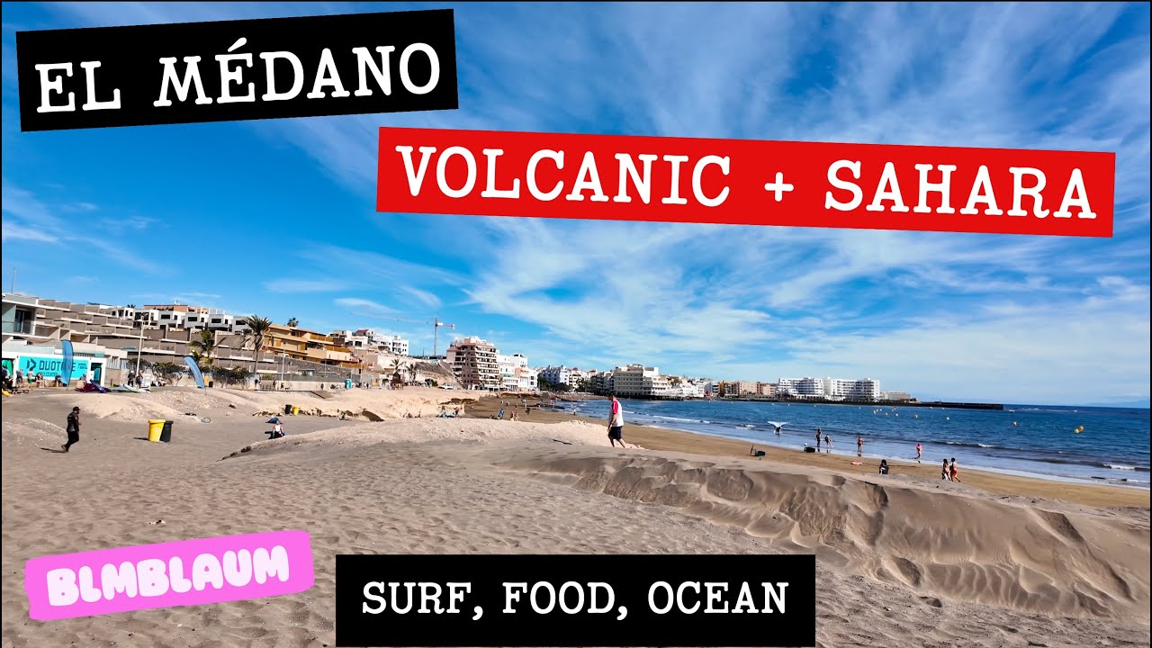 El Médano Walk 🌊 Tenerife’s Surfers Paradise | Beaches, Wind, Seafood & Relaxed Coastal Life