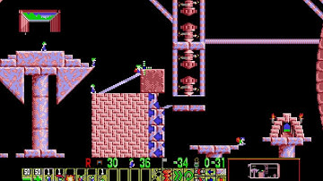 Lemmings Plus Alpha (Decimation 8) - Mission: Difficult