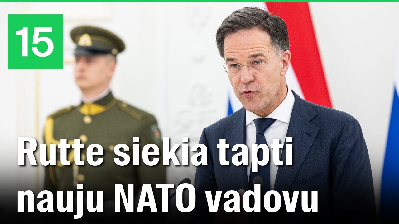 Prezidentas: Lietuva remia M.Rutte kandidatūrą į NATO generalinius ...