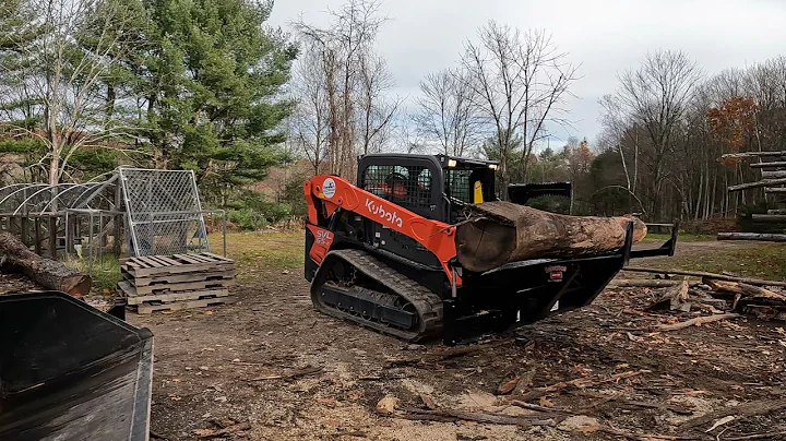 HWP-150 wood processor review and in action!
