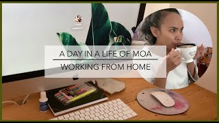 MEDICAL OFFICE ASSISTANT WORKING FROM HOME|A DAY IN A LIFE OF MOA|JHE CAMPBELL