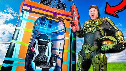 Real Life Halo Infinite Drop Pod Box Fort (Build)