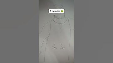 5 minutes v.s. 5 hours #art #drawing