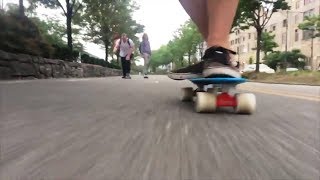 Manhattan North to South on Pennyboard