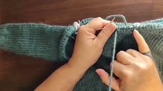 How to knit raglan decreases
