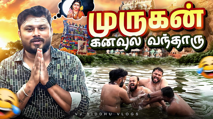 Soori-ய குளிப்பாட்ட போறோம்🤩😂| Arupadai Trip Ep-5 | Vj Siddhu Vlogs