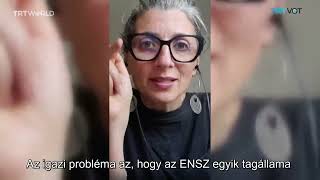 Francesca Albanese az ENSZ-jelentéstevő interjút adott a TRT-nek