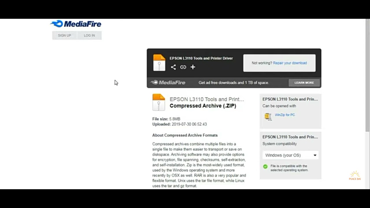 how to reset epson l3110 printer without software 124 YouTube