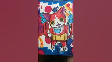 Jibanyan in my style!❤️ #art #fypシ #shorts #yokai #jibanyan #trending #viral