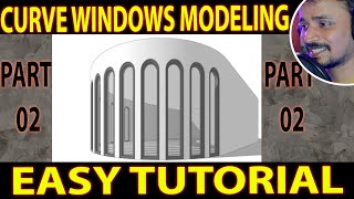Curve Windows modeling Part 2 kaboomtechx