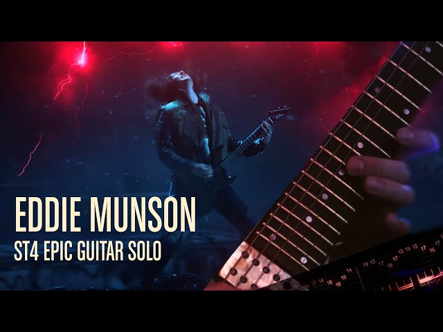 Stranger Things Eddie Munson Guitar SOLO Cover #strangerthings 