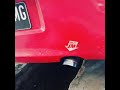 suara knalpot racing alpino di mobil honda brio